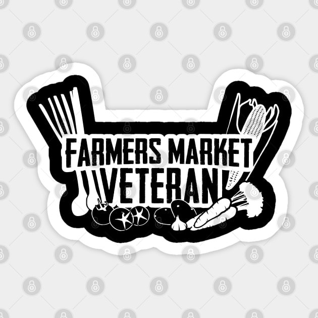 Farmers Market Veteran Sticker by tyleraldridgedesign